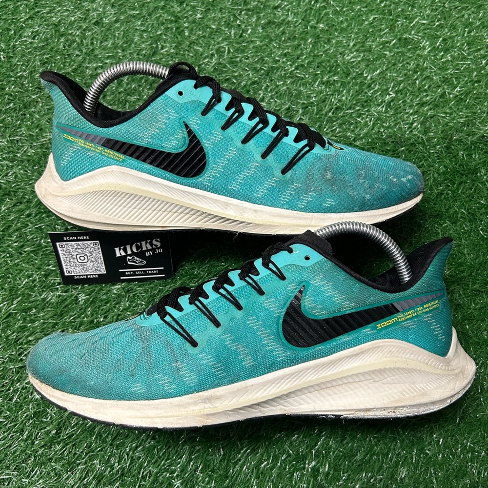 Women Nike Air Zoom Vomero 14 Hyper Jade Teal Green Size 10 (AH7858-301)